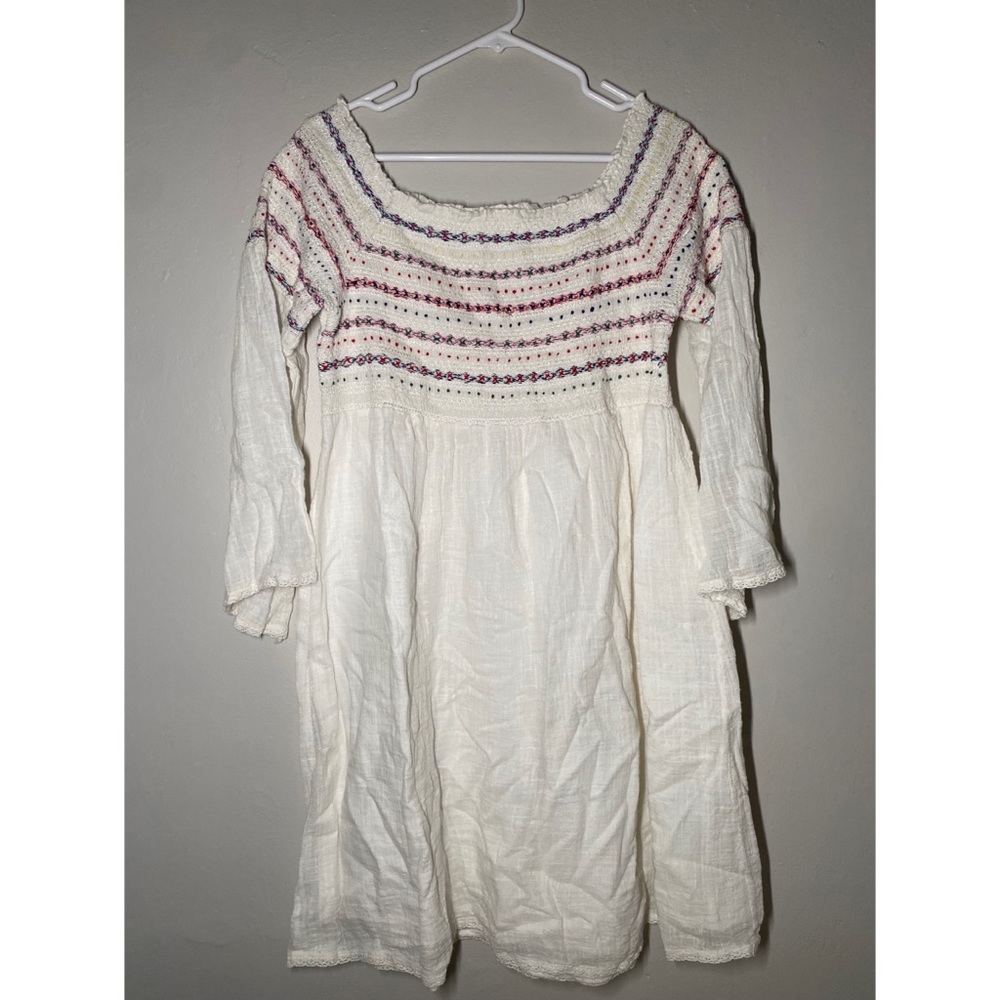 Farm Rio Off Shoulder Embroidered Dress Size XL